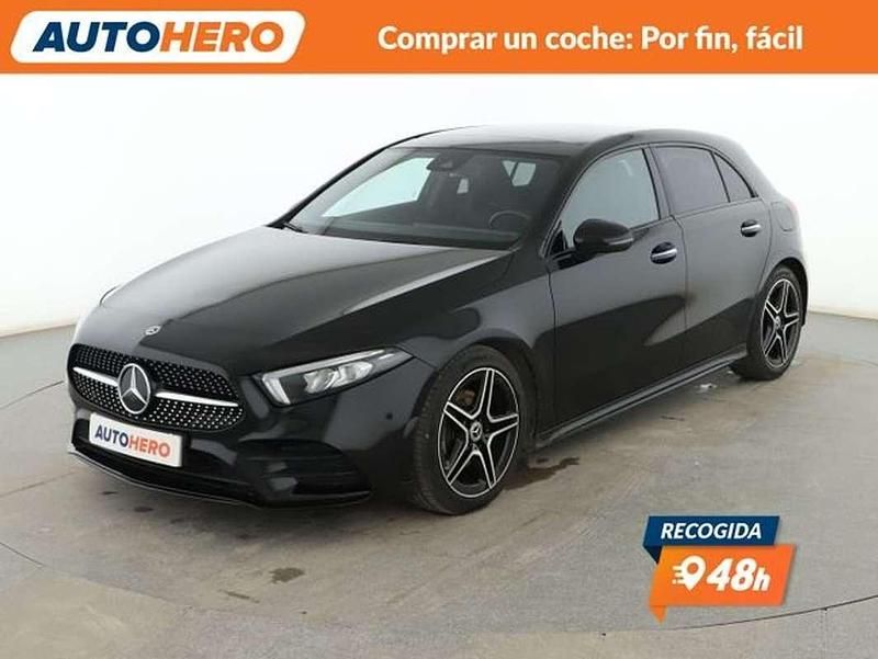 Negro Usado 2022 Mercedes A200 AMG line Berlina | 29.237 € (Buen precio) - Imagen 1/3