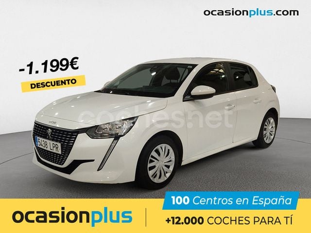 Blanco Usado 2021 Peugeot 208 Active Utilitario | 13.190 € (Precio justo) - Imagen 1/4