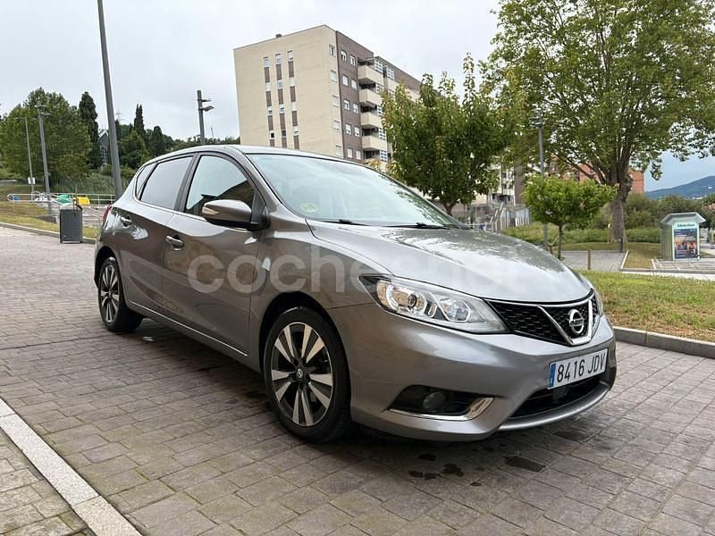 Beige Usado 2015 Nissan Pulsar Tekna Berlina | 10.500 € (Precio justo) - Imagen 1/4