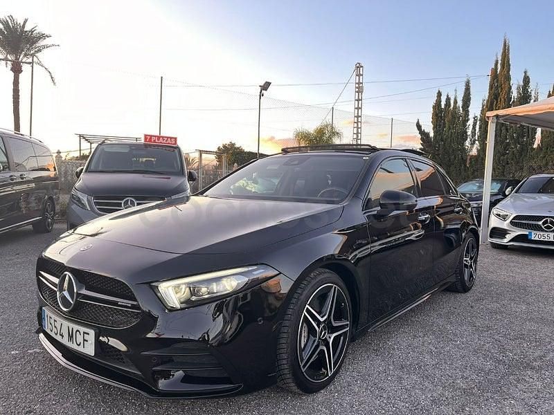 Usado Mercedes A35 AMG 306 CV (225 kW) 2022 Negro Berlina