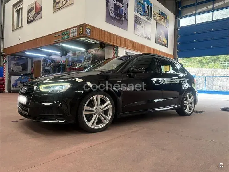 Usado Audi A3 S-Line 150 CV (110 kW) 2020 Negro Berlina