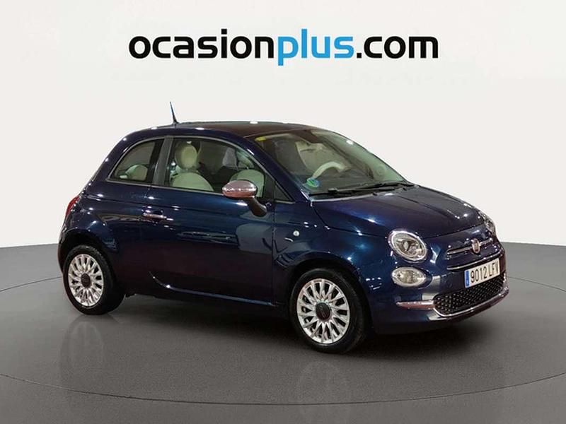 Usado Fiat 500 Lounge 70 CV (51 kW) 2020 Azul Utilitario
