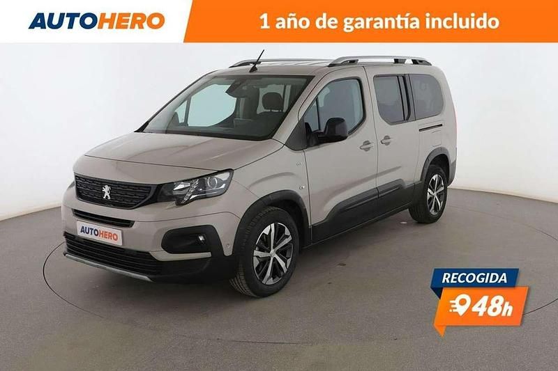 Gris Usado 2021 Peugeot Rifter GT Monovolumen | 23.713 € (Un poco caro) - Imagen 1/3
