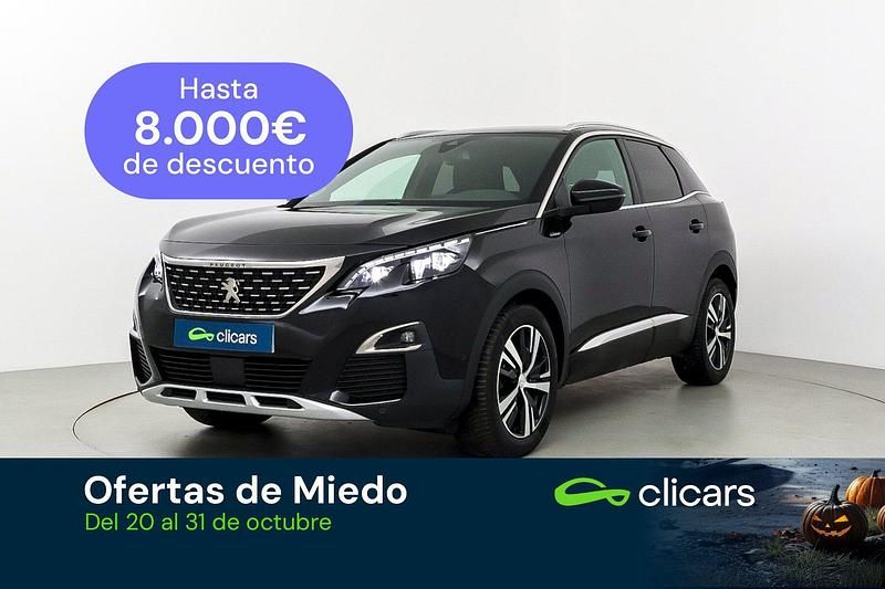 Negro Usado 2021 Peugeot 3008 GT-line SUV | 17.990 € (Precio justo) - Imagen 1/4