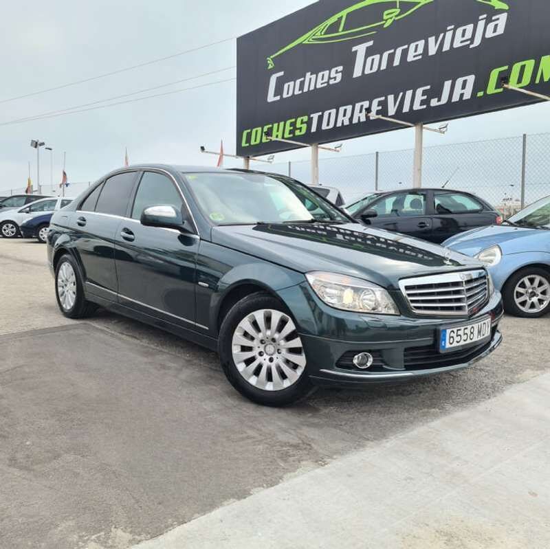 Verde Usado 2008 Mercedes C220 Elegance Berlina | 11.900 € (Un poco caro) - Imagen 1/4