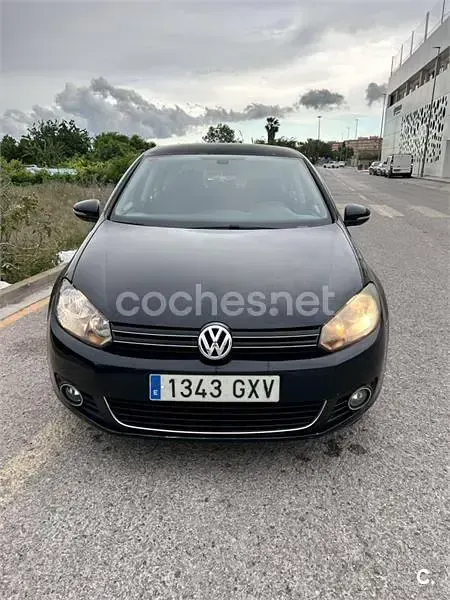 Usado VW Golf VI Sport 105 CV (77 kW) 2010 Negro Utilitario