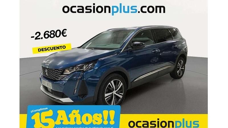 Azul Usado 2023 Peugeot 5008 Allure Monovolumen | 26.810 € (Un poco caro) - Imagen 1/4