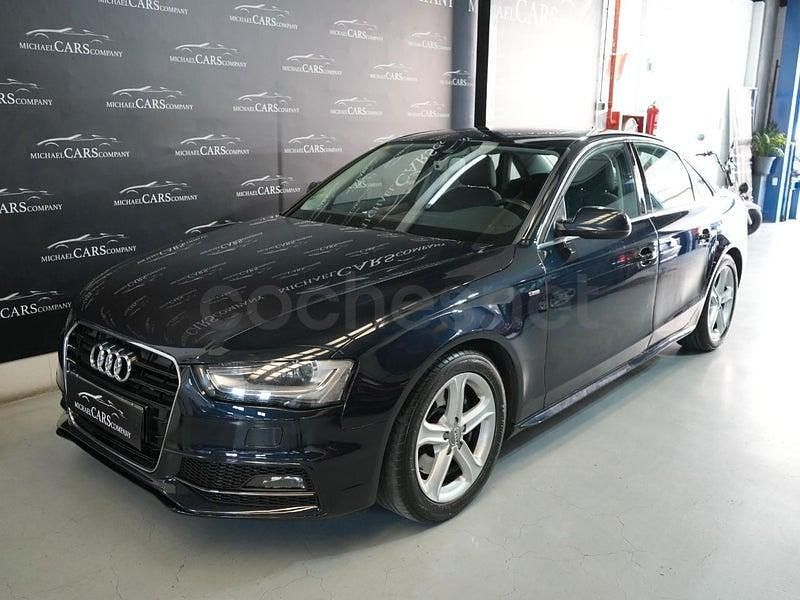 Usado Audi A4 S-Line 225 CV (165 kW) 2014 Azul Berlina