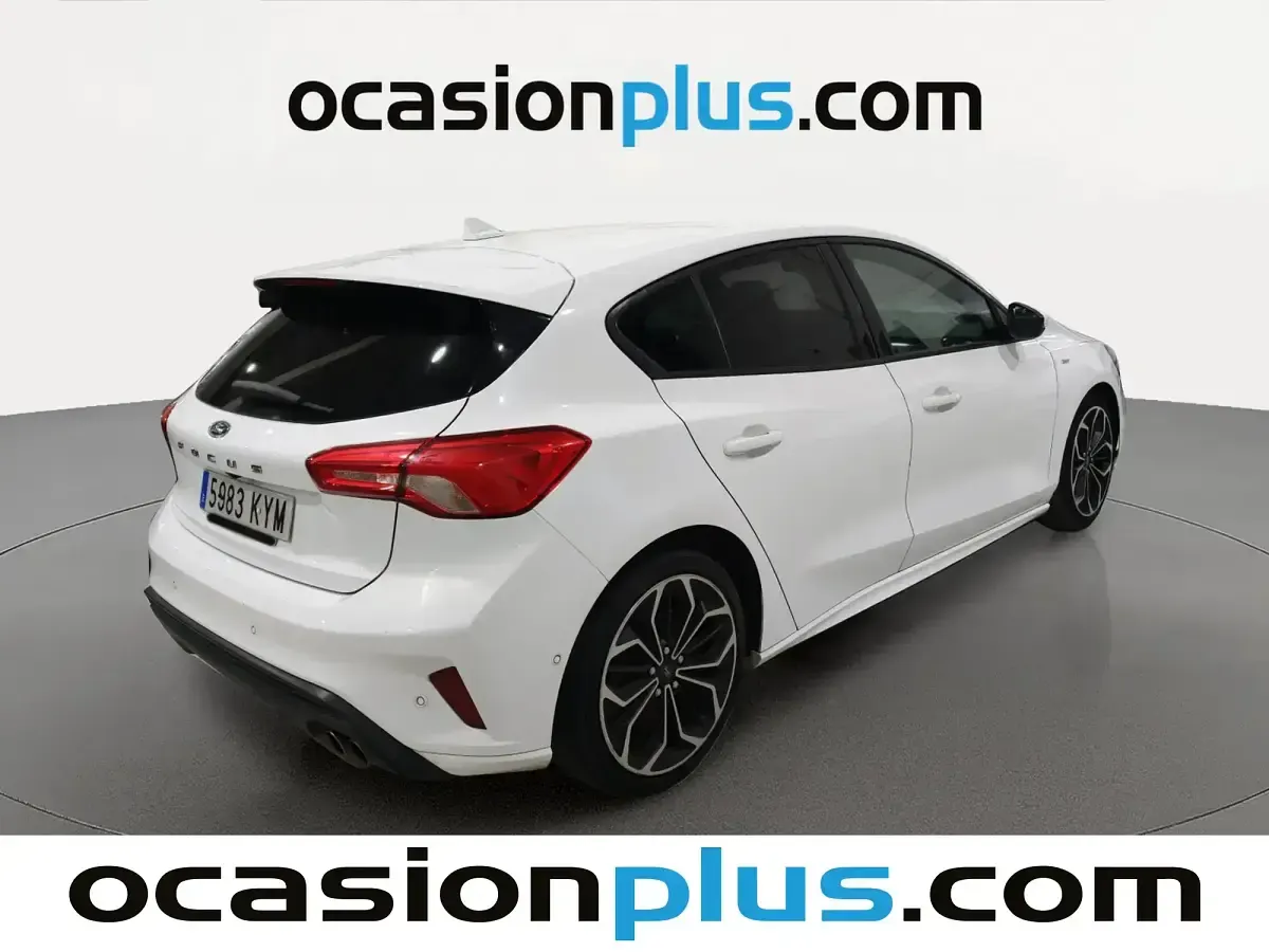 Usado Ford Focus ST-Line 120 CV (88 kW) 2019 Blanco Berlina