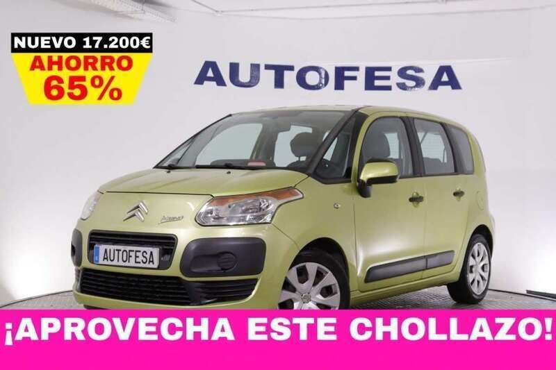 Verde Usado 2009 Citroën C3 Picasso Monovolumen | 5950 € (Precio justo) - Imagen 1/4