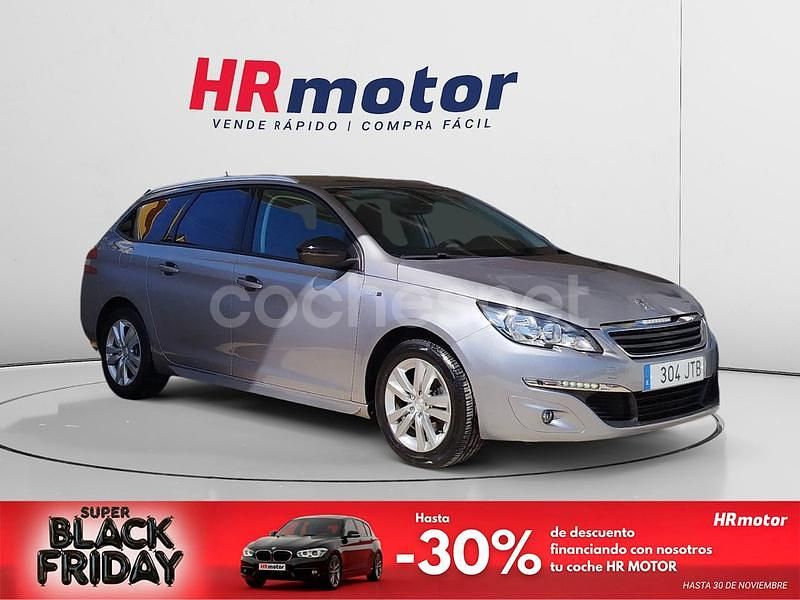 Gris / plata Usado 2016 Peugeot 308 SW Style Familiar | 8190 € - Imagen 1/4