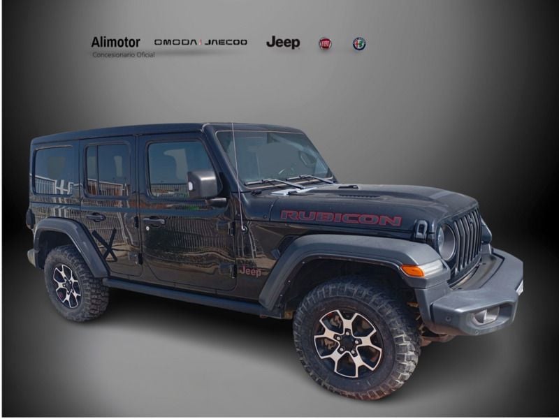 Negro Usado 2021 Jeep Wrangler Rubicon SUV | 56.500 € (Precio justo) - Imagen 1/4