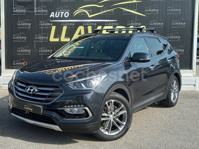 Azul Usado 2016 Hyundai Santa Fe Style SUV | 19.900 € (Precio justo) - Imagen 1/4