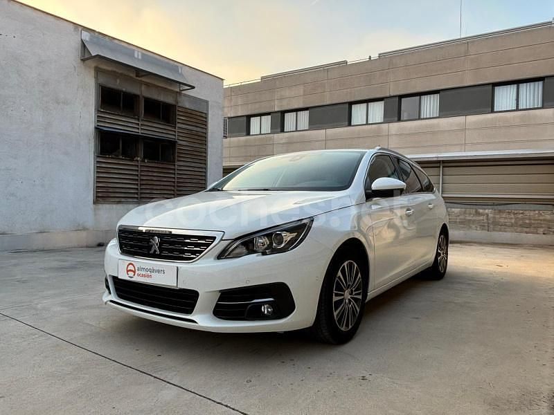 Blanco Usado 2021 Peugeot 308 SW Allure Familiar | 11.950 € (Super precio) - Imagen 1/4