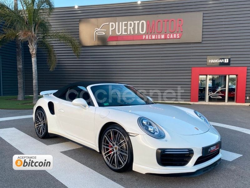 Blanco Usado 2017 Porsche 911 Turbo Cabriolet Descapotable | 139.990 € - Imagen 1/4