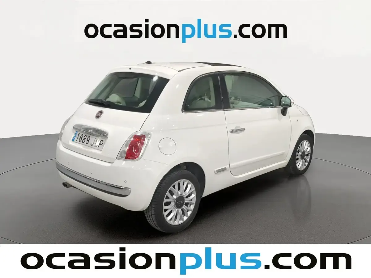 Usado Fiat 500 Lounge 69 CV (50 kW) 2015 Blanco Utilitario