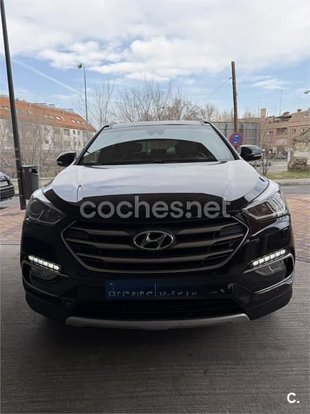 Negro Usado 2016 Hyundai Santa Fe Style SUV | 18.700 € (Precio justo) - Imagen 1/4