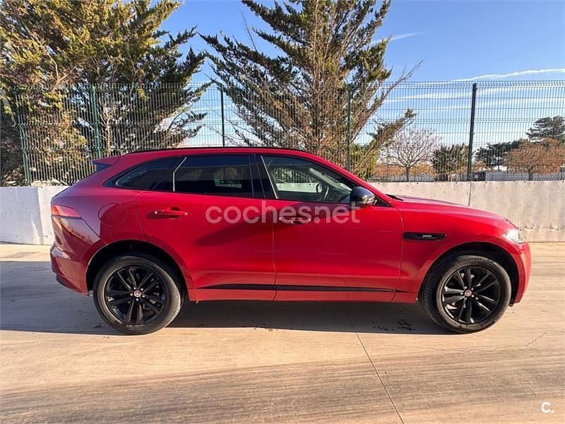 Granate Usado 2017 Jaguar F-Pace R-Sport SUV | 19.900 € (Precio justo) - Imagen 1/4