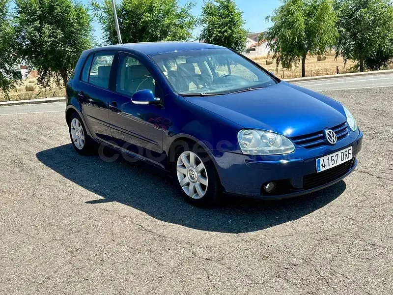 Usado VW Golf V Sportline 105 CV (77 kW) 2007 Azul Berlina