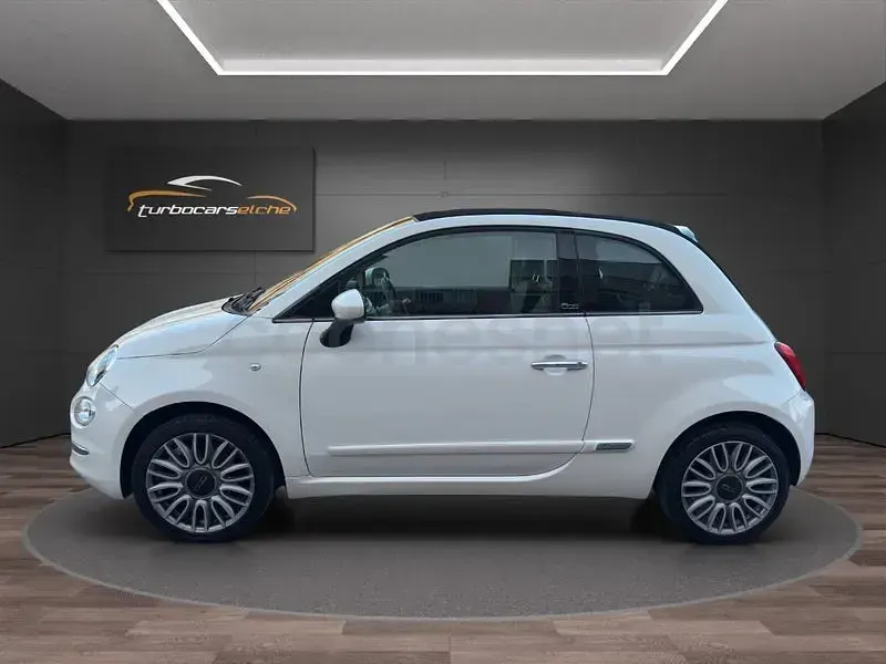Usado Fiat 500C Lounge 69 CV (50 kW) 2016 Blanco Descapotable