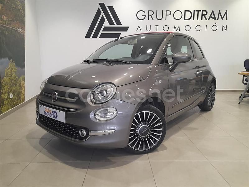Usado Fiat 500C 69 CV (50 kW) 2017 Gris / plata Descapotable