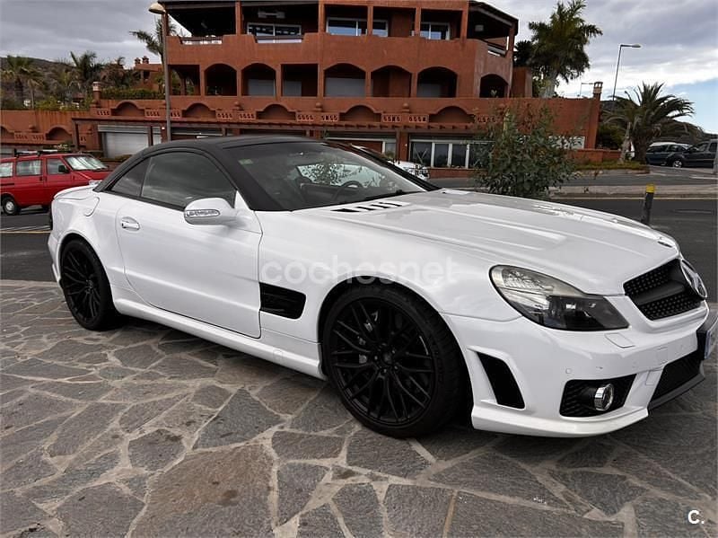 Usado Mercedes SL55 AMG AMG 476 CV (350 kW) 2002 Blanco Descapotable