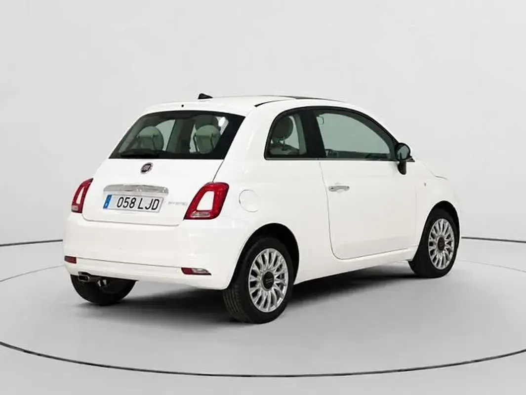 Usado Fiat 500 Lounge 69 CV (50 kW) 2020 Blanco Utilitario
