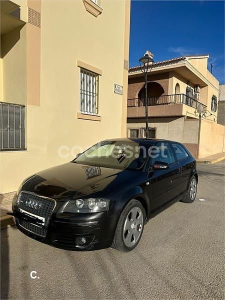 Usado Audi A3 Ambiente 105 CV (77 kW) 2007 Negro Berlina