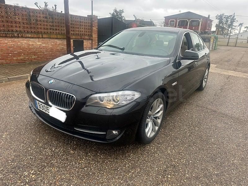 Negro Usado 2011 BMW 520 Efficient Dynamics Berlina | 12.900 € (Buen precio) - Imagen 1/4