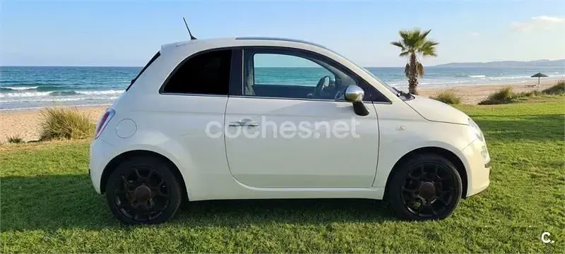 Usado Fiat 500 Sport 100 CV (73 kW) 2009 Blanco Descapotable