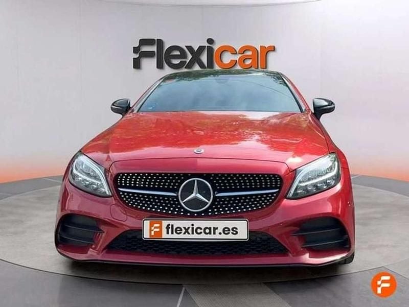 Usado Mercedes C200 184 CV (135 kW) 2019 Rojo Coupe