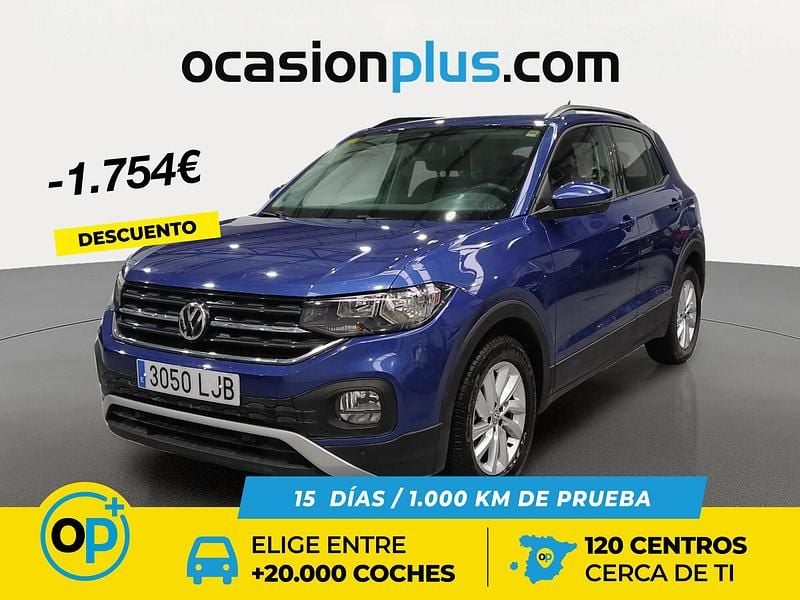 Usado VW T-Cross Advance 95 CV (69 kW) 2020 Azul SUV