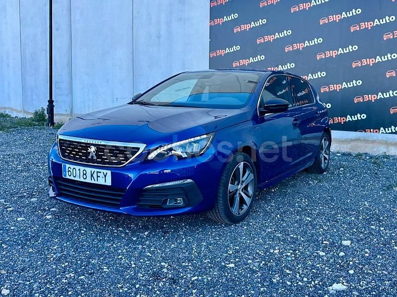 Usado Peugeot 308 GT-line 130 CV (95 kW) 2017 Azul Berlina