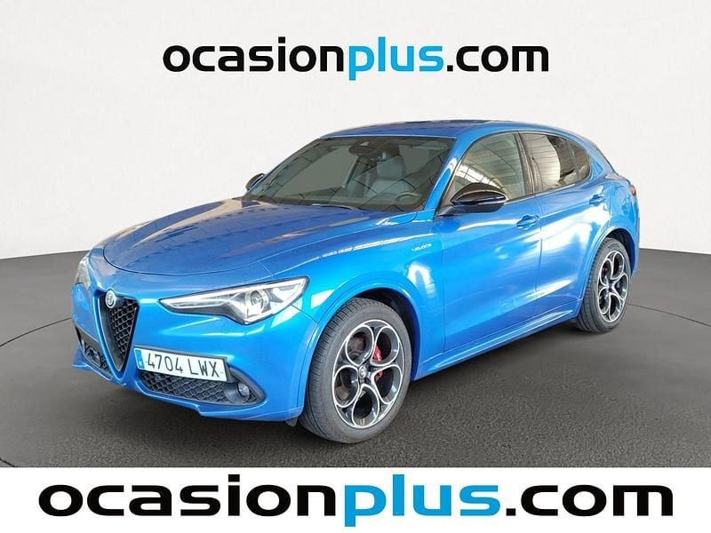 Azul Usado 2022 Alfa Romeo Stelvio Veloce SUV | 27.537 € (Super precio) - Imagen 1/4