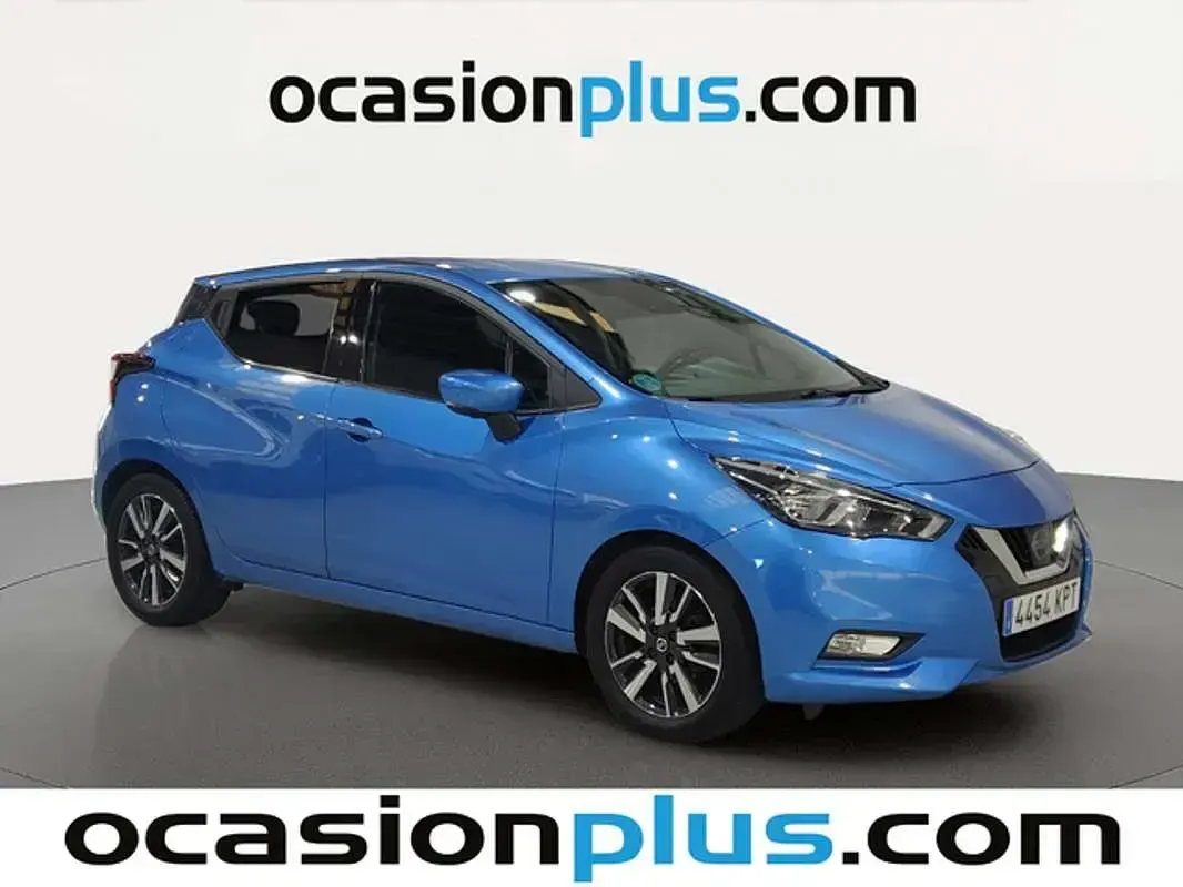 Usado Nissan Micra N-Connecta 90 CV (66 kW) 2018 Azul Utilitario