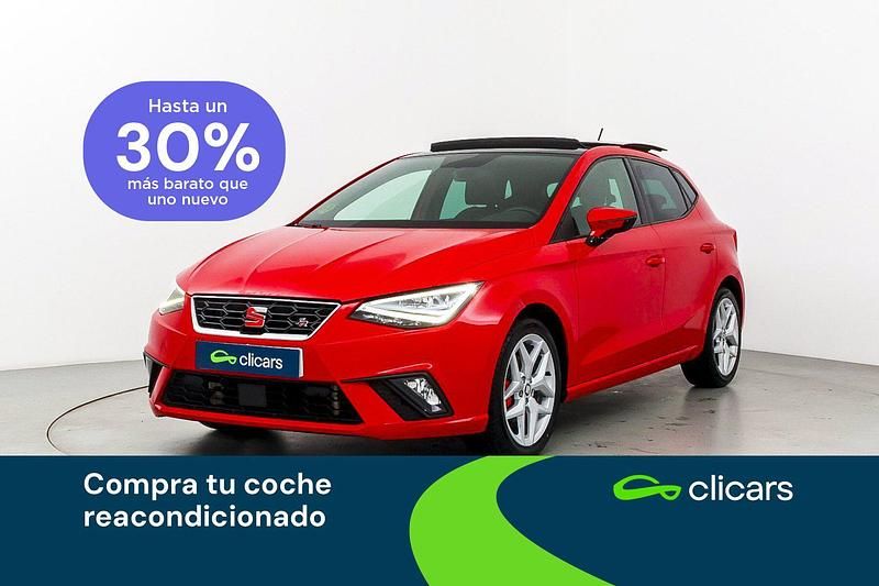 Usado Seat Ibiza FR 110 CV (80 kW) 2021 Rojo Utilitario