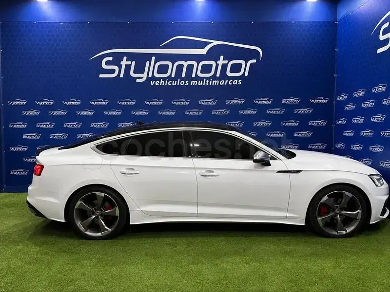 Usado Audi A5 Sportback S-Line 163 CV (119 kW) 2021 Blanco Utilitario