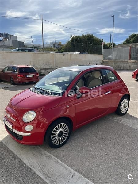 Rojo Usado 2012 Fiat 500 Lounge Berlina | 5900 € (Buen precio) - Imagen 1/4