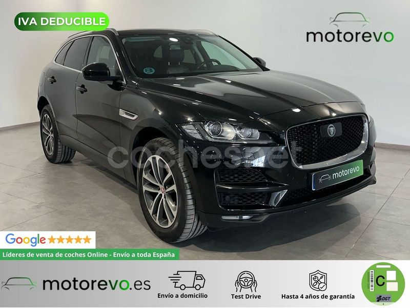 Negro Usado 2017 Jaguar F-Pace R-Sport SUV | 24.990 € (Precio justo) - Imagen 1/4
