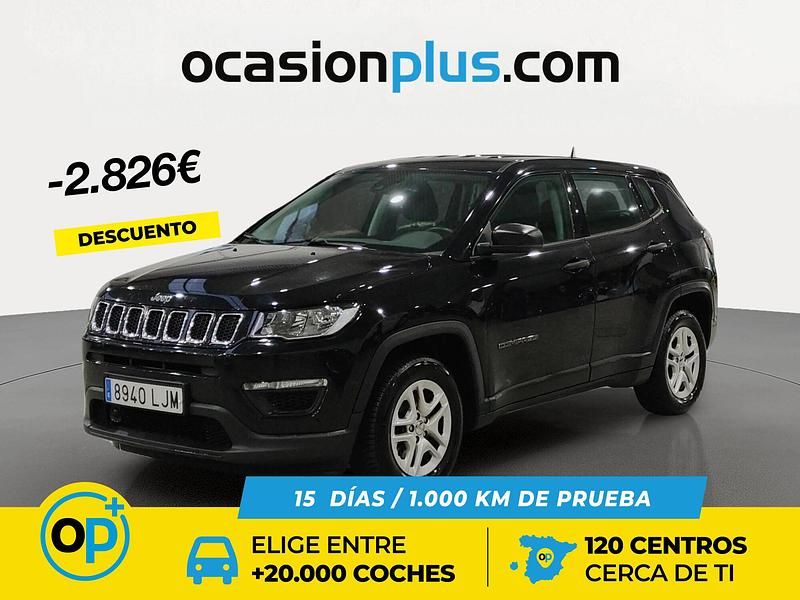 Usado Jeep Compass Sport 120 CV (88 kW) 2020 Negro SUV