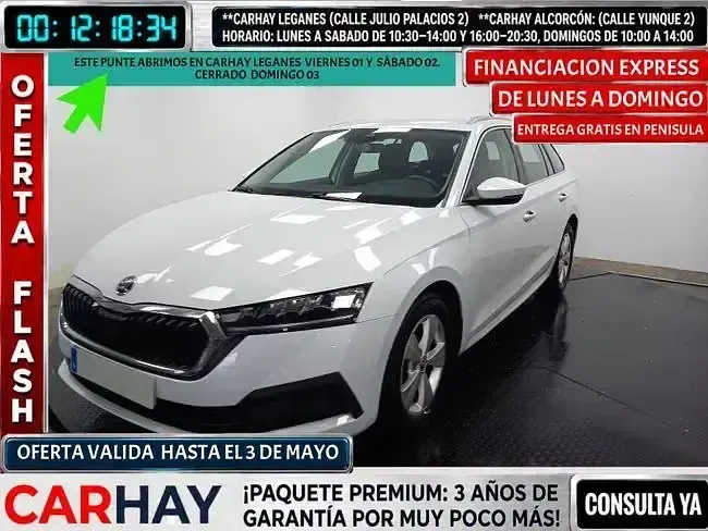 Occasion Skoda Octavia 110 ch (80 kW) 2021 Blanc Break