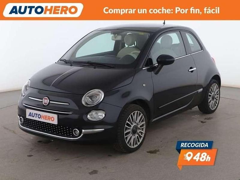 Negro Usado 2016 Fiat 500 Lounge Utilitario | 6761 € (Buen precio) - Imagen 1/3