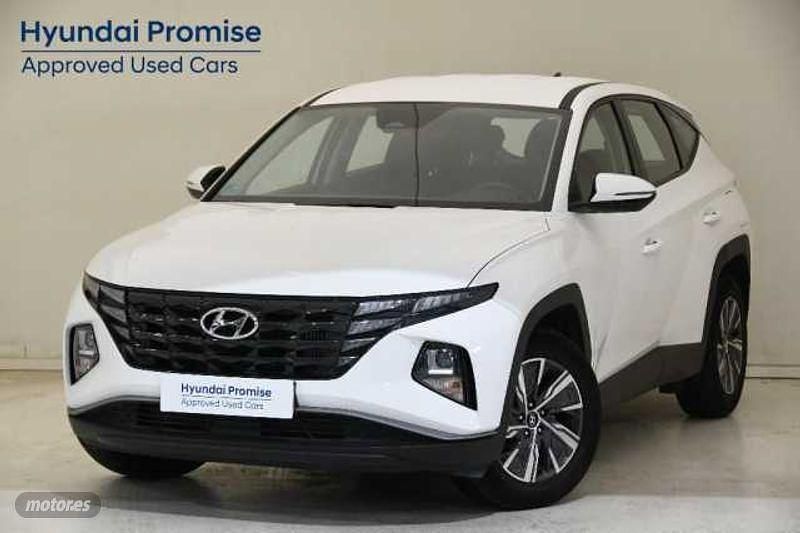 Atlas white Usado 2024 Hyundai Tucson SUV | 24.900 € (Precio justo) - Imagen 1/4