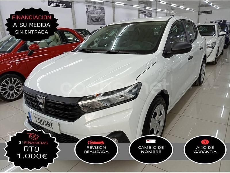 Blanco Usado 2021 Dacia Sandero Essentiel Utilitario | 12.900 € (Precio justo) - Imagen 1/4