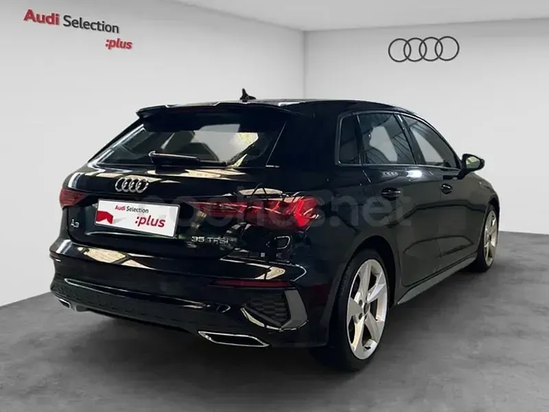 Usado Audi A3 S-Line 150 CV (110 kW) 2024 Negro Berlina