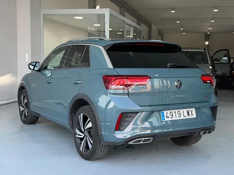 Usado VW T-Roc R-line 150 CV (110 kW) 2022 Verde SUV