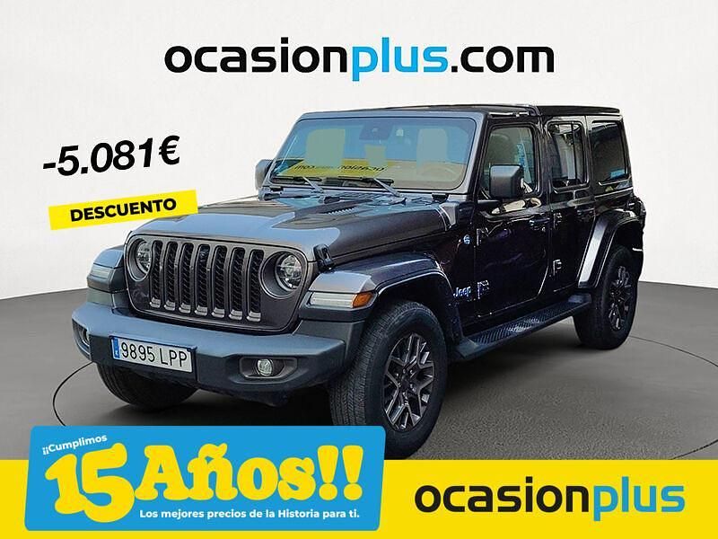 Gris / plata Usado 2021 Jeep Wrangler SUV | 55.900 € (Precio justo) - Imagen 1/4