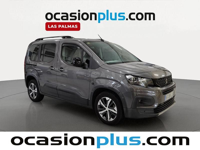 Usado Peugeot Rifter GT-line 100 CV (73 kW) 2020 Gris Monovolumen