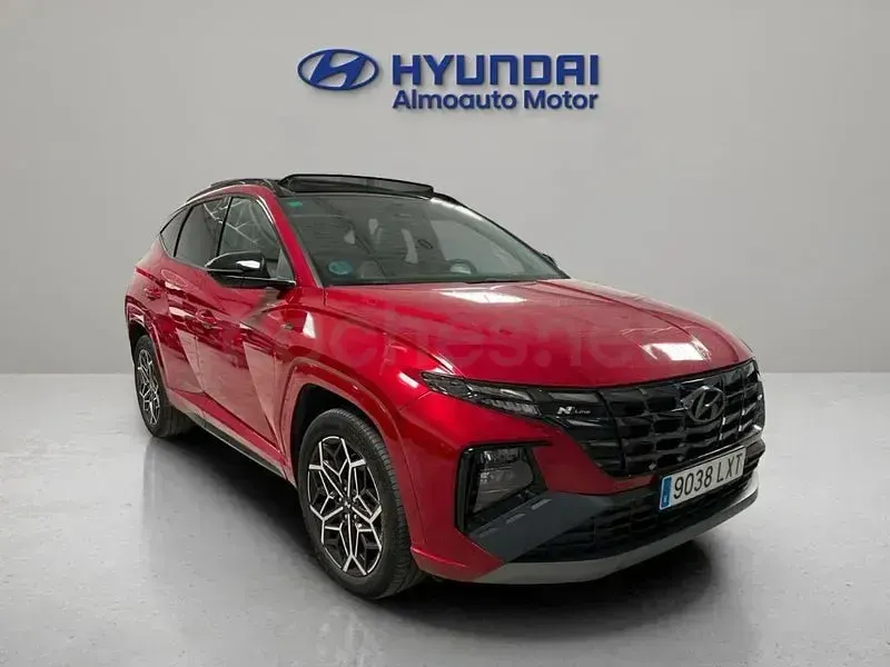 Usado Hyundai Tucson N Line 230 CV (169 kW) 2022 Granate SUV