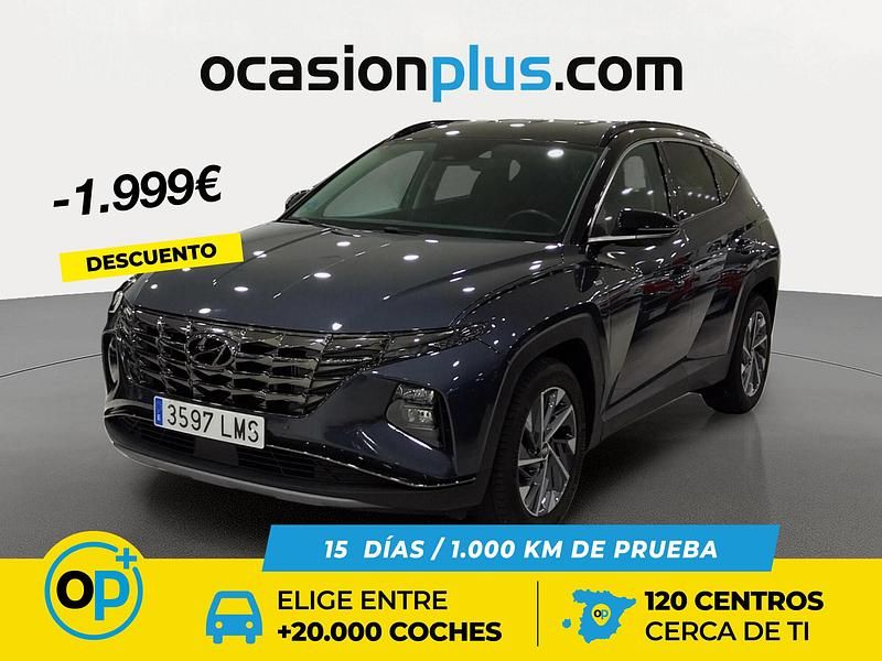 Gris / plata Usado 2021 Hyundai Tucson SUV | 21.990 € (Precio justo) - Imagen 1/4